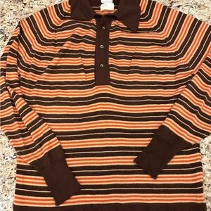 Striped Brown VINTAGE sweater top